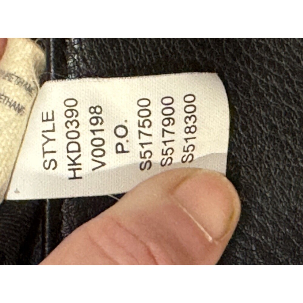 Lucky Brand Black Leather Pebbles Crossbody Bag Foldover Wallet Purse Distressed - Picture 11 of 16